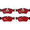 TRW GDB1348DTE Pastiglie Freno Set di 4 para BMW 3 (E46) 1997-2005 Assale anteriore, Assale Posteriore e Altri Veicoli