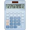 DONAU Calcolatrice tascabile DONAU TECH, 12 cifre, 12,6 x 17,5 x 4,2 cm, blu, doppia alimentazione solare/a batteria, 1 pezzo, calcolatrice da tavolo