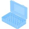 FQSNFNSTY8 Scatola vuota per bobine di filo da cucito per 42 rotoli di filo per macchina da cucire bobine di filo da cucito, pratica scatola di filato, blu