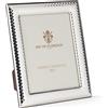 SEC OF FLORENCE 7219/10x15IT Cornice Portafoto in Argento Massiccio 925 con Retro in Legno Mogano