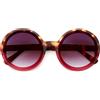OKKIA Monica Occhiali da Sole Donna Tondi Avana Rosa
