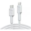 Green Cell Cavo usb Green Cell Lightning tipo C 1m Bianco [KABGC07W]