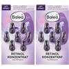 Generisch Balea Concentrato capsula con vitamina C, q10, ialuronico retinolo e bakuchiolo, antiossidante, booster di collagene, per carnagione radiante, 14 applicazioni (retinolo)