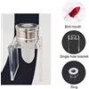 Josenidny Set di 3 pezzi fai da te, 12,1 mm, semplice , tubo di riempimento Birdmouth, stampo in silicone, in alluminio, supporto per fatto in casa, set semplice