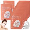 PCCMOT COS 10 Pezzi Bio-Collagen Real Deep Mask, Maschera Viso al Collagene | Maschera Viso Coreana Overnight, Minimizza i Pori, Rassoda la Pelle, Idratazione Profonda, Adatta a Tutti i Tipi di Pelle