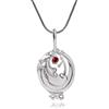 GAUEIOUR Collana con ciondolo a forma di vampiro Elena Gilbert, con medaglione in verbena e Katherine, per fan e cosplay, alla moda, stile classico, con lo stesso stile, per coppie, amicizia