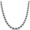 SAGA GIOIELLI® Collana donna torchon in Acciaio inox - Lunghezza 40 + 5,5 cm Confezione Regalo - idea regalo - Compleanno - Anniversario