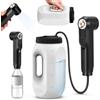 BORDRISE Bidet Portatile Elettrico, Bidet Portatile da Viaggio per Toilette | Portable Bidet, Bidet da Viaggio, 2,5L IPX6, 2 Modalità 2 Livelli, USB-C Ricaricabile, 1,2M Tubo, Campeggio Escursionismo