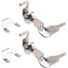 ECSiNG 2 Pezzi Cilindro Serratura Cassetto Cassa Compatibile con 6213Q-960 per Registratore di Cassa pos