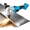 kswiown Roditrice per Lamiera Compatibile con Makita 18V (Batteria Non Inclusa), Cesoia Elettrica per Metallo Taglierina Metallica 3000 r/min Brushless, Testa Girevole 360° per Acciaio Inox e Alluminio