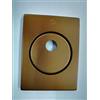 SECUREMME BOCCHETTA ROSETTA QUADRA PER PORTA PORTONE BLINDATO, PIASTRINA PER CILINDRO EUROPEO PREDISPOSTO PER POMO FINITURA BRONZATA F4 82X62 COMPLETA DI VITI DI FISSAGGIO SECUREMME