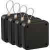 AGT set chiudiporta: Set di 4 automatici Chiusura della porta, con cordoncino, 1.200 g di forza di trazione, sensori (chiudiporta interno, WC)