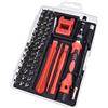 NANANA Kit Cacciavite Precisione, 52-in-1 Kit Cacciavite Magnetico, Set di Strumenti di Riparazione Elettronica per Iphone, Tablet, Macbook, Cellulare, PC, Console di Gioco,Black + red