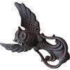 SHINEOFI Batacchio Porta Gufo in Ferro Nero, Stile Vintage Europeo | Design Gufo Antico, Colpo Udibile, per Porte D'ingresso e Fienili, Decorazione Esterna Retrò