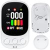 NHXF Rilevatore Di Monossido Di Carbonio, 4 In 1 Gas Combustibile/CO/Temperatura/Umidità, Display HD A Spina Per Cucina, Garage, Camper E Appartamenti (1 Pezzo)