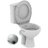 Domotechnika WC compatto 2 in 1 con funzione bidet integrata e sedile morbido