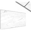 IZODEKOR Spc - Pannelli da parete effetto marmo, impermeabili e resistenti | SPC - Rivestimento da parete interno effetto marmo da 4 mm, pannelli spc per paraspruzzi cucina, bagno, doccia