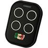 BOON Telecomando Universale Automatico Autoapprendente Italiano per Cancelli Automatici Garage Basculanti Allarmi e Automatismi 433mhz Copia Veloce - Fix Code (BIANCO)