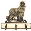 Pastore francese Briard, Berger de Brie - portachiavi con cane, supporto in otto