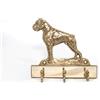 Boxer, Boxer I - portachiavi con cane, supporto in ottone per accessori per cani