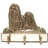 Shih Tzu, Shi tsu, Shi-Tzu, Szi-cu, Szitzu - portachiavi con cane, supporto in o