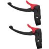 HAPINARY Manopole Migliorata a Nera in Sedia e Freno Rotelle per Plastica Automatico Blocco Design Ergonomico Sicurezza per Carrelli della Spesa e Sedie