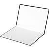 CAZSTYK Diffusore luce pieghevole in cartone, SMALL, A SMALL | Cartone spesso riflettente per accessori prodotti da studio, pannello diffusore luce per fotografia cibo