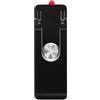 CAZSTYK Cavalletto per cellulare per desktop invisibile, Black | Lega alluminio con base stabile, design sottile e pieghevole per supporto verticale e orizzontale da tavolo