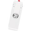 CAZSTYK Cavalletto per cellulare per desktop invisibile, White | Lega alluminio con base stabile, design sottile e pieghevole per supporto verticale e orizzontale da tavolo