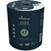 MediaRange 100 DVD-R vergini Mediarange 4,7GB 120Min | Confezione da 100, 4,7 GB, velocità di scrittura 16x, per dati e video