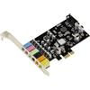 KALEA-INFORMATIQUE Scheda controller audio su porta PCIe, uscita 5.1 a 6 canali, con chipset CMEDIA CM6212 High e Low Profile