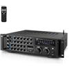 Pyle Amplificatore Audio Bluetooth 2000 Watt Mixer Karaoke | Montabile su Rack | Display LCD | Ingressi USB e SD | Uscite RCA e Video | Telecomando Incluso