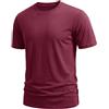 TACVASEN T Shirt Uomo Cotone Basic Girocollo Magliette Uomo Manica Corta Casual