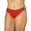 A.A UNDERWEAR - Mutande Donna in Morbido Cotone e Modal - Slip Tai - Vita Alta - Confezione da 3 Pezzi
