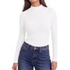 Aottori Maglia Termica Donna Collo Alto T Shirt Maniche Lunghe Slim Fit | Maglie colli alti costine, Magliette maniche lunghe aderenti, Tops termici sovrapponibile, intimo per giornate fredde