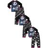 Disney The Nightmare Before Christmas, pigiama coordinato con Jack Skellington, per Natale, Halloween, unisex, ragazzi e ragazze