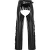 Riismen Uomini Western Cowboy Costume Vintage Ghette Pantaloni Motociclista Pantaloni da Equitazione Pantaloni Aperti Costume Halloween Carnevale