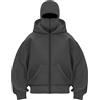 Generico Felpa con Cappuccio Uomo Invernale con Passamontagna da Uomo Casual Felpa | Hoodie cappuccio giacca corta cappello doppio coppia Cerniera Zip e Tasca Sweatshirt Giacca Antivento e Calda Autunno Inverno