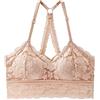 KOEMCY Reggiseno in Pizzo da Donna Halter Brassiere Senza Ferretto Push up Bralette Profondo Scollo a V Reggiseno Senza Cuciture Bustino Top