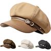 Busnos Cappello da Donna con Forma Ottagonale Berretto Basco Cappellini Venditore Giornali Cappelli Autunnali Invernali alla Moda Carini