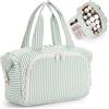 Narwey Beauty Case da Viaggio Donna, Grande Porta Trousse Trucchi Donna | Necessaire da Viaggio ad Ampia Apertura, Trucco Organizer con Scomparti Multipli e Separazione Asciutto/Umido, Regalo