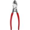 C.K Tools - Tagliacavi, 160 mm, con molla, per fili in rame e alluminio | Acciaio legato giapponese, lame temprate ad induzione, blocco integrato, tacca spelafilatura, capacità netta fino a Ø 9 mm