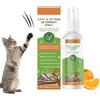 QEEROYO Spray Repellente per Gatti, Spray Anti Graffio per Gatti 100 ML, Ingredienti Naturali, Uso Interno ed Esterno, Protezione del Divano e Mobili, Ideale per Casa e Giardino
