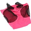 Naroote Maschera Antimosche in Rete per Cavalli, Maschera Antimosche Cavallo, Maschera Antizanzare Traspirante, Protezione per Le Orecchie per Fienile (Rosa Rossa)