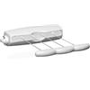 Generico STENDIBIANCHERIA STENDINO - ROTOR 4 - DA PARETE ESTENSIBILE IN RESINA - cm.29,5x360x8h. COMPATIBILE CON GI MI