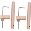 Baoblaze 2 Pezzi picchetti per ordito Morsetto per ordito Jig Braccialetto creatore pioli per ordito e pioli per Telaio per Tessitura con Morsetto
