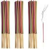 Gekamoyue 150 Incenso Naturale, Incense Set, Sandalo, Gelsomino, Salvia Bianca, Lavanda, Fiore di Ciliegio, Mastice per Meditazione, Yoga, 25Pcs x 6 Pack,150 PCS Total