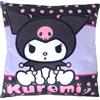 CARTOON Cuscino Kuromi Sanrio 38x38 cm cuscino decorativo Double-Face in morbido poliestere con stampe kawaii ideale per cameretta e regalo fan