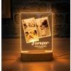 Wanapix | Lampada 3D Personalizzata con Foto | Placca 3D | Cavetto USB incluso | Luce LED Multicolore | Regalo Originale |San Valentino | Rettangolare
