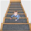 Generic Tappeti per Scale, 15 Pezzi, 76 * 20cm, Tappetini Antiscivolo per Scale, Resistente e Lavabile, Utilizzato per la Protezione Interna di Bambini Anziani e Cani,006,1pcs